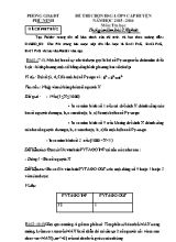 Đề thi chọn học sinh giỏi cấp huyện Tin học lớp 9 - Năm học 2015-2016 - Phòng GD & ĐT Phù Ninh